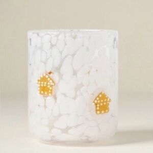 Anthropologie Festive Confetti Icon Glass Nesting With Grace Gingerbread House